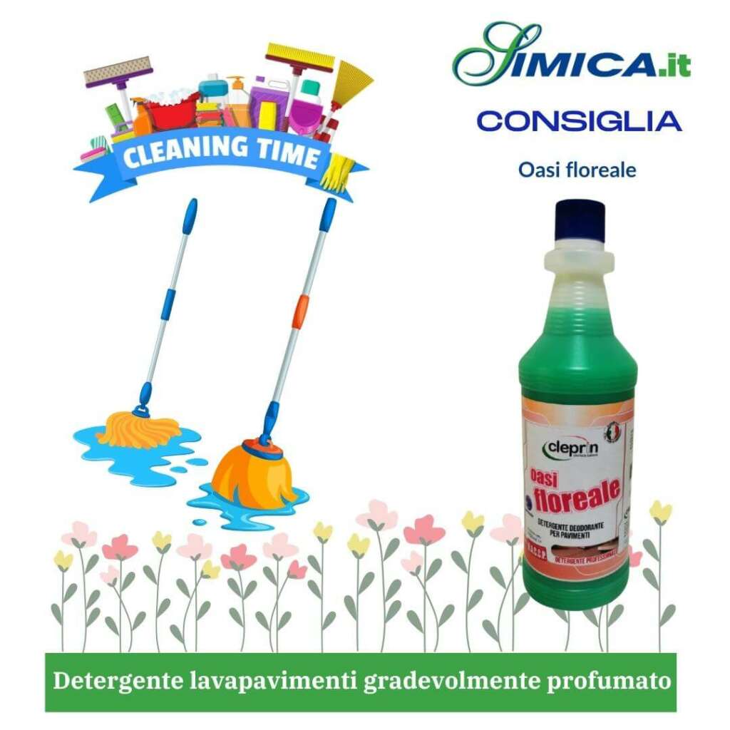 Detersivo profumato per pavimenti