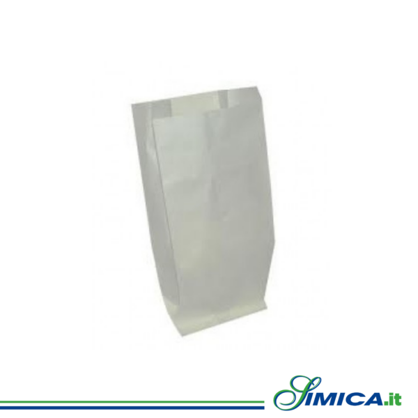 Sacchetto Kraft bianco pane/cornetti kg.10