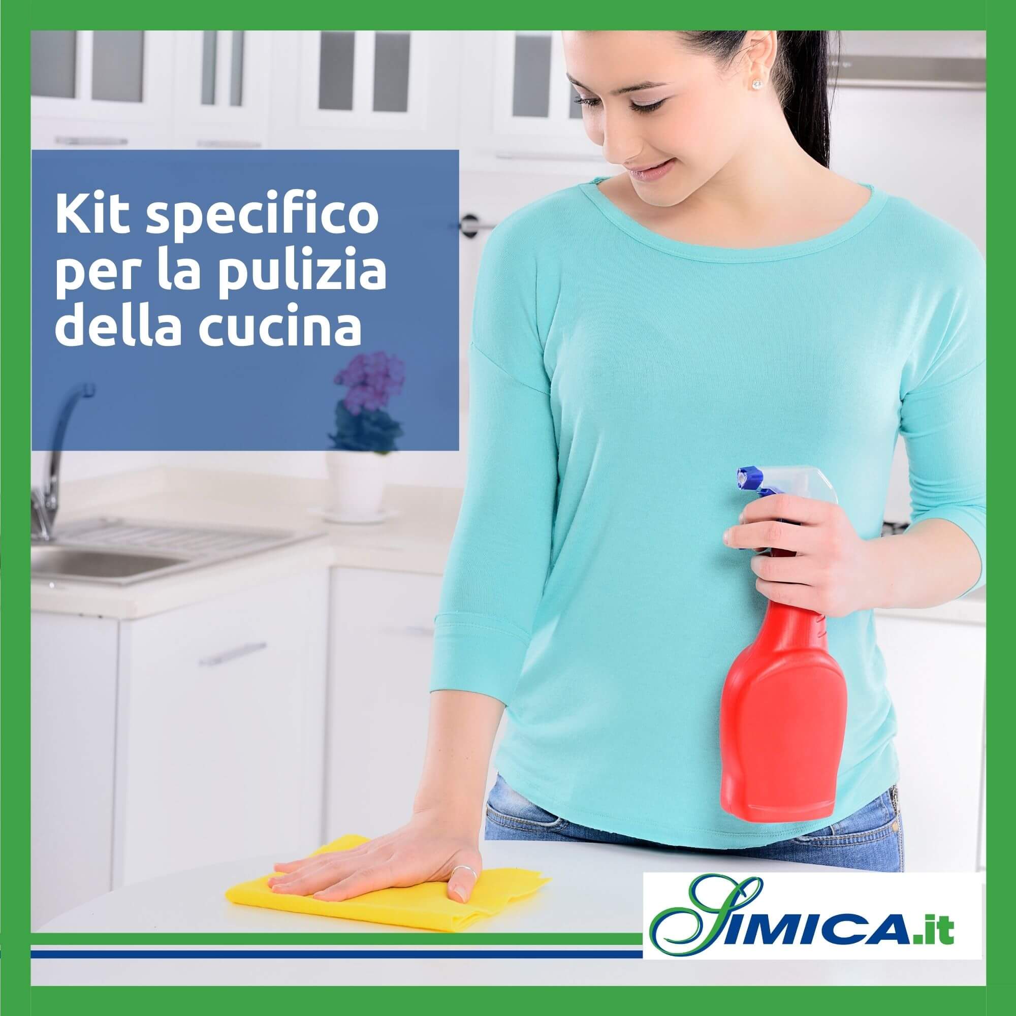 Prodotti per pulire la cucina: kit professionale