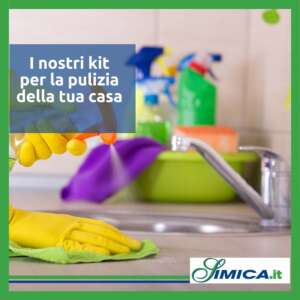 Pulizia della casa - kit completo cucina