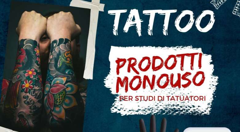 Prodotti monouso per tatuatori
