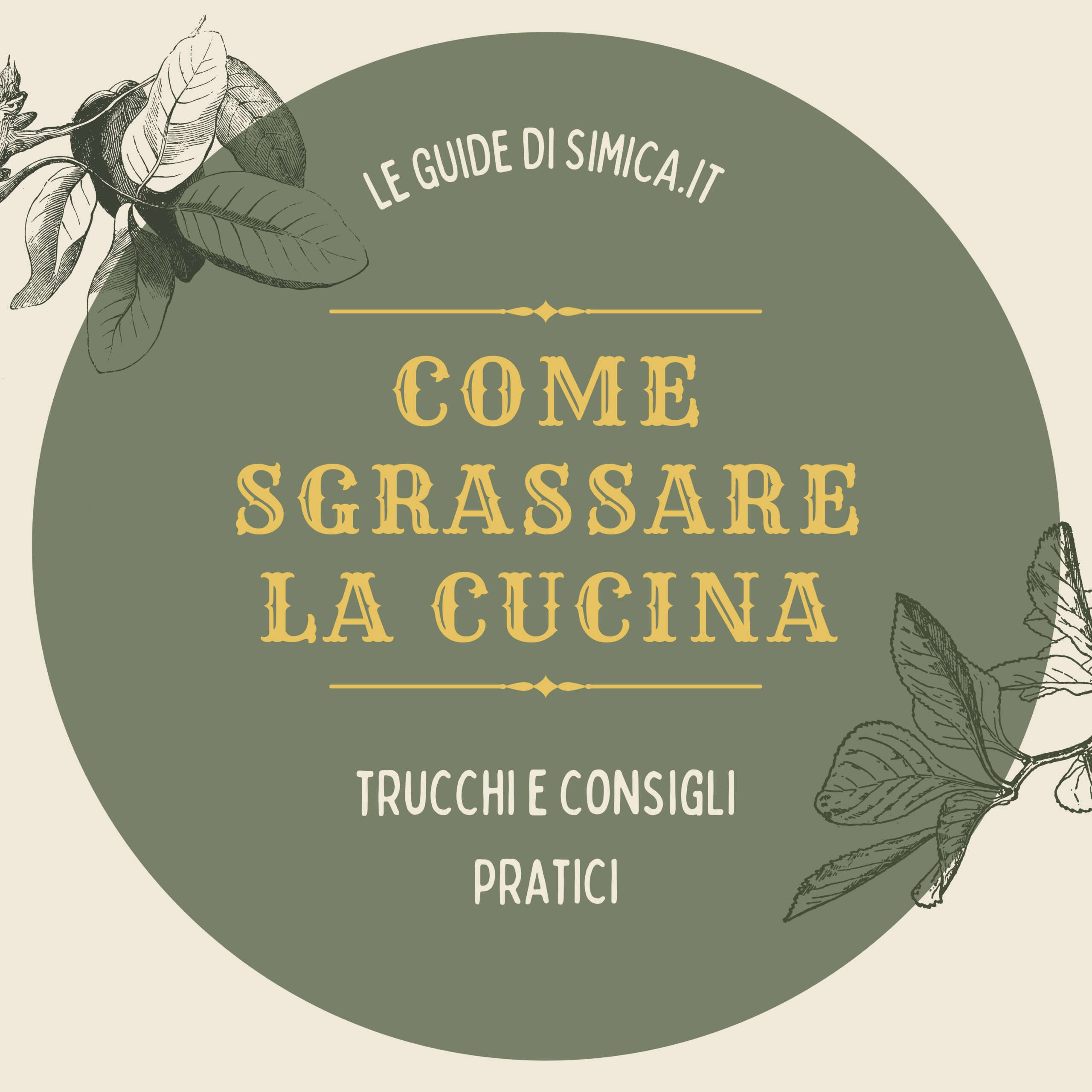Come sgrassare i mobili della cucina