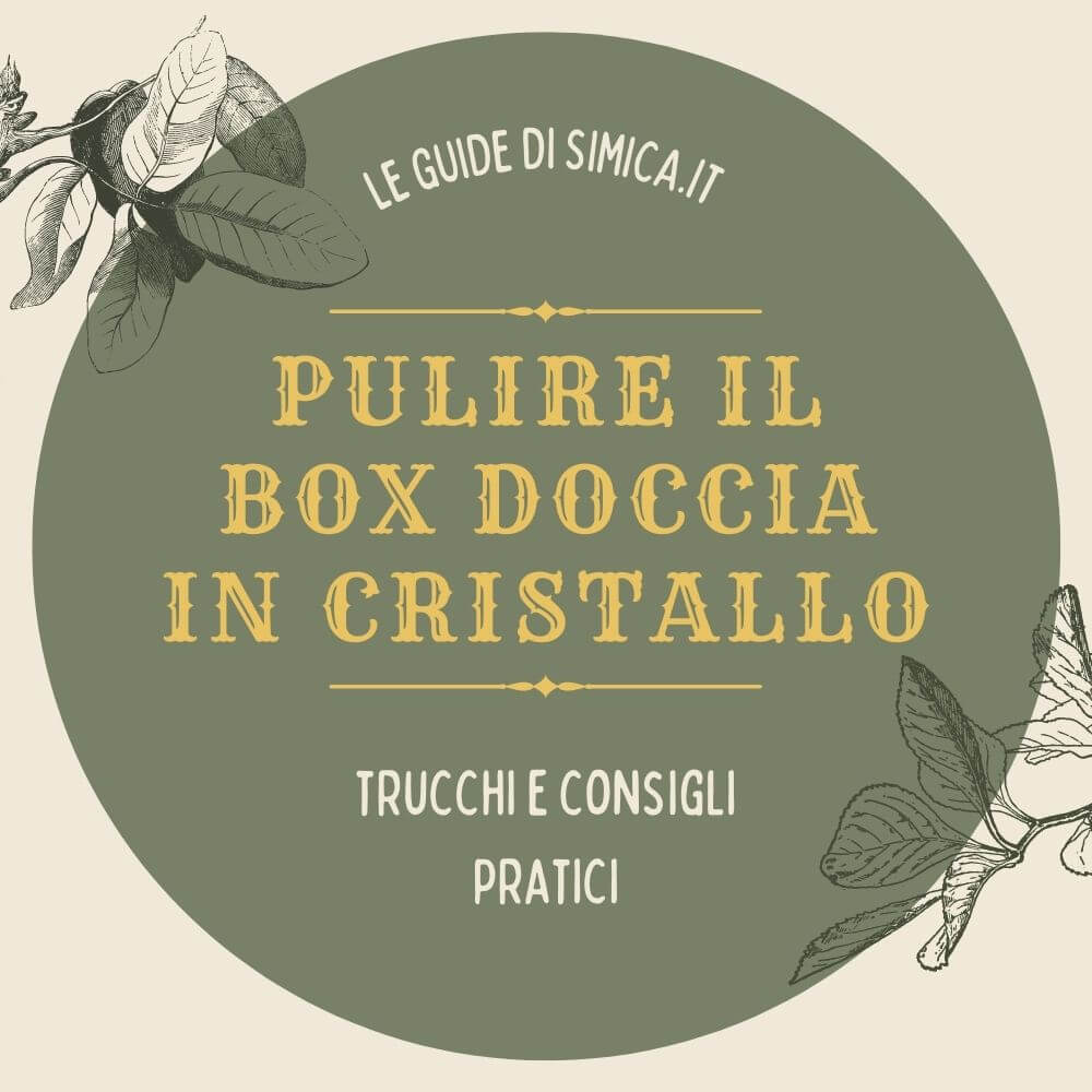 Pulire il box doccia