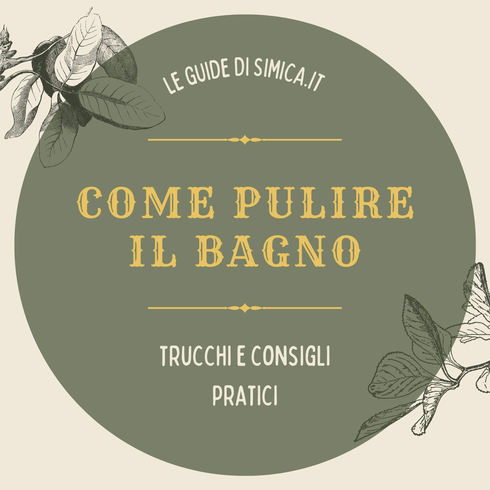 Come pulire il bagno